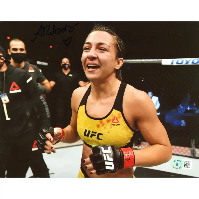 Amanda Ribas UFC Authentic Signed 8x10 Photo Autographed BAS #BG90942