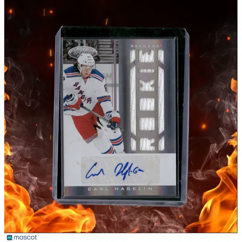 2011-12 Panini Certified Carl Hagelin Jersey Rookie Auto 090/299 #264