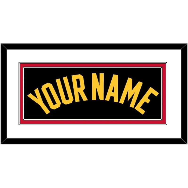 Atlanta Name - Black Statement - Double Mat 1