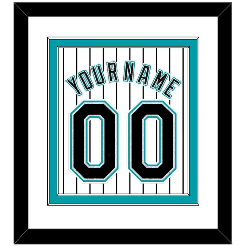 Florida Name & Number - Home White Pinstripes (2003-2011) - Double Mat 1