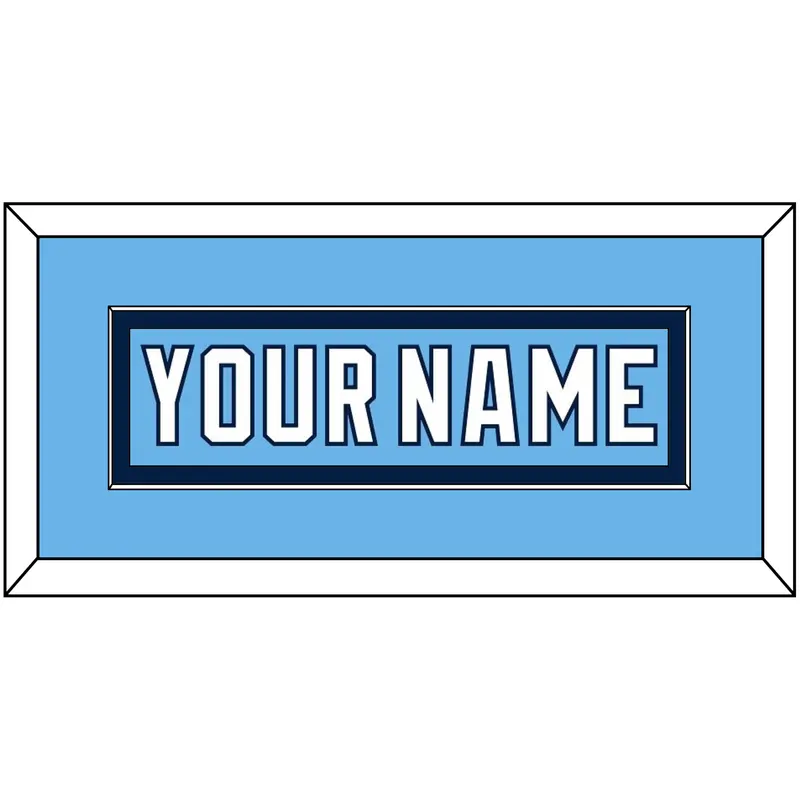 Pittsburgh Nameplate - 2008 Winter Classic Powder Blue - Single Mat 2