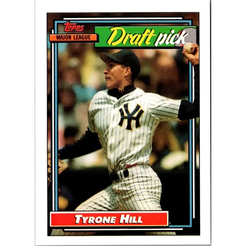 1992 Topps Tyrone Hill #444 Rookie