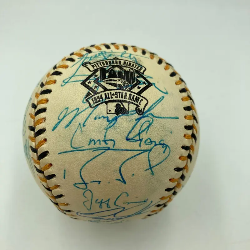 1994 All Star Game National League Team Signed Baseball Barry Bonds PSA DNA COA