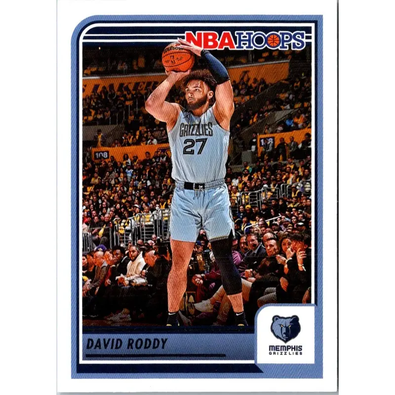 2023 Hoops Blue David Roddy #146