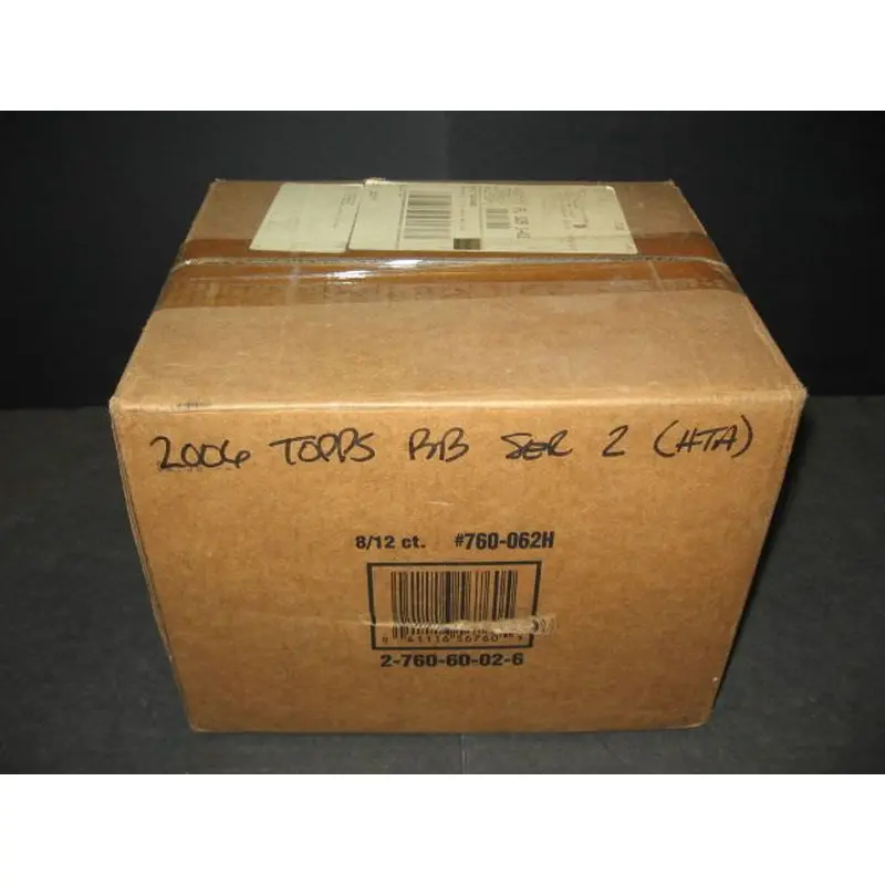 2006 Topps Baseball Series 2 Jumbo Case  (HTA) (8 Box)