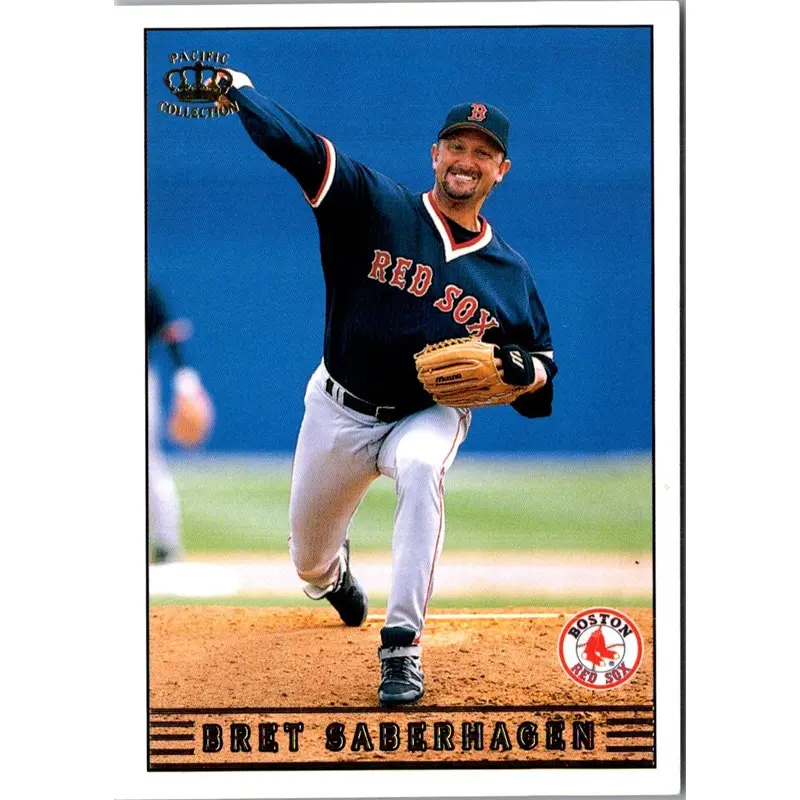 1999 Pacific Crown Collection Platinum Blue Bret Saberhagen #49