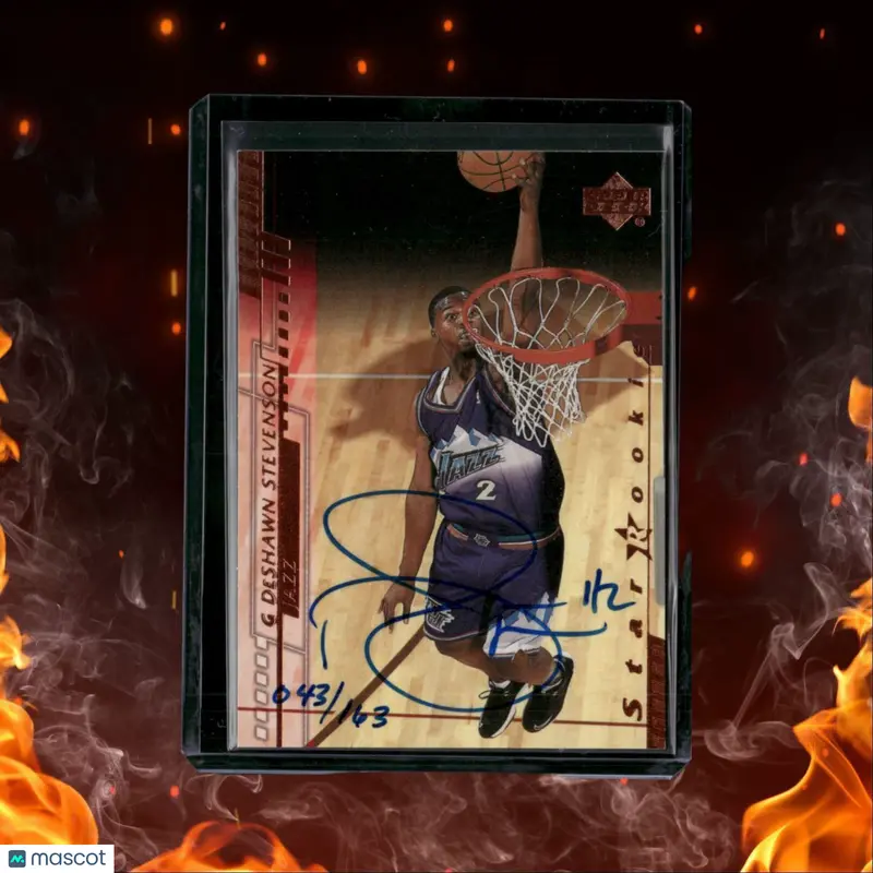 2002-03 Upper Deck Series 2 DeShawn Stevenson Rookie Auto 043/163 #DS-AJ