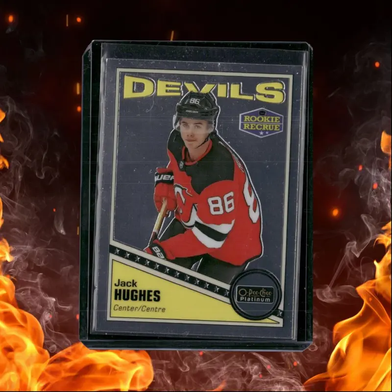 2019-20 O-Pee-Chee Platinum Jack Hughes Retro Marquee Rookie #R-100