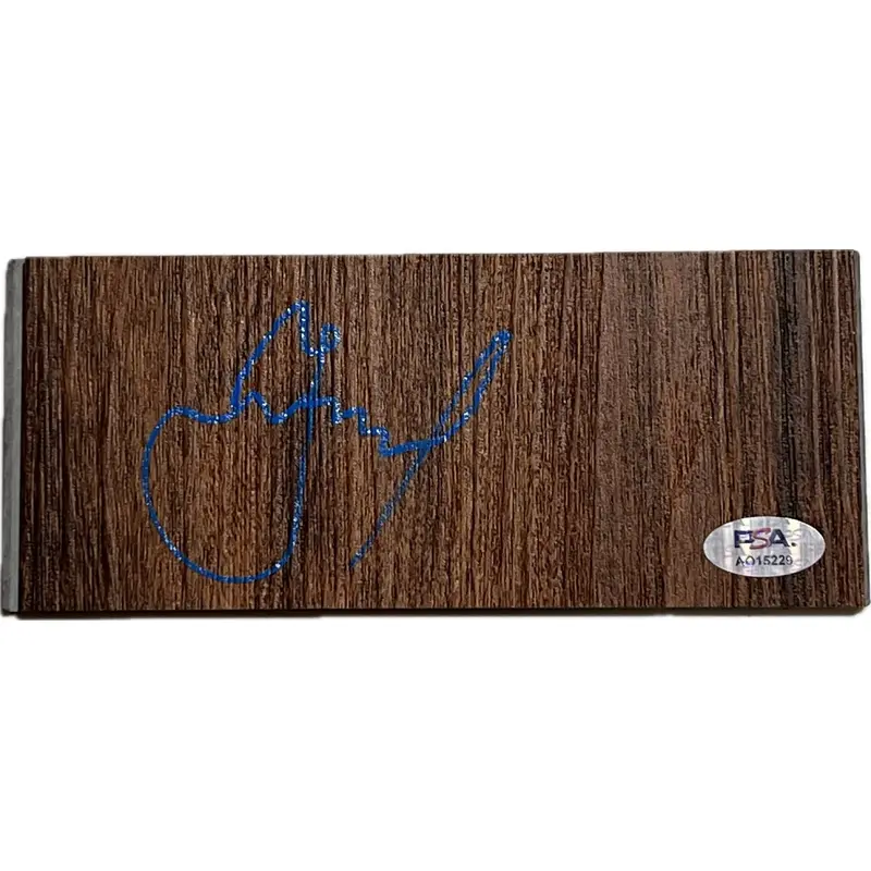 Jonas Valanciunas Signed Floorboard PSA/DNA Autographed