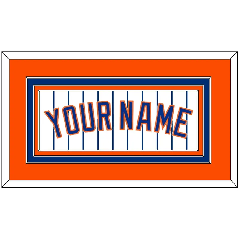 New York Name - Home Pinstripes Jersey - Triple Mat 3