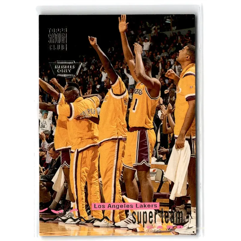 1993 Stadium Club Super Teams Members Only Los Angeles Lakers #13