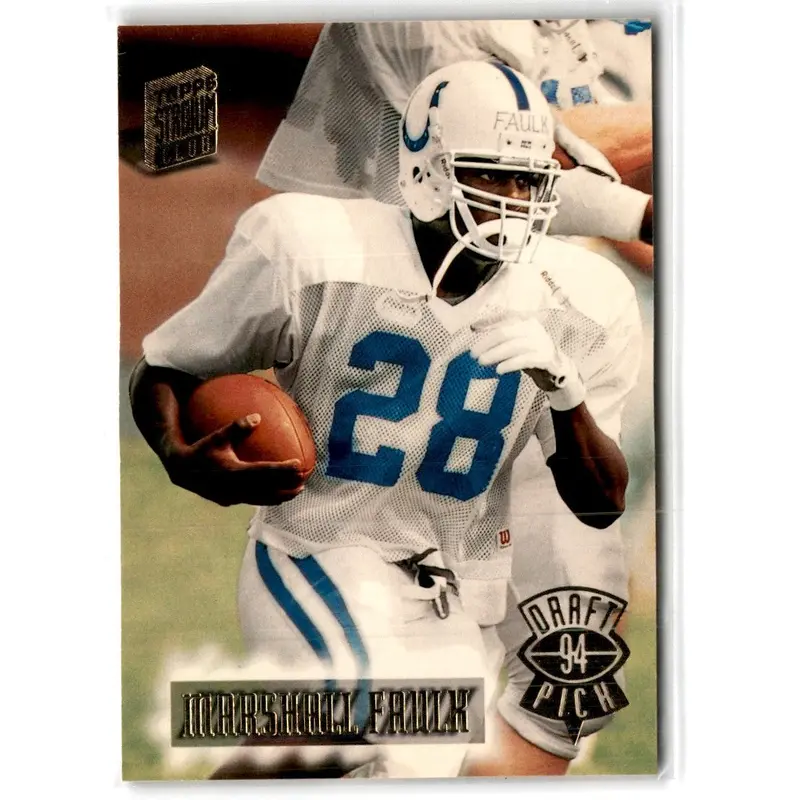 1994 Stadium Club Marshall Faulk #327 Rookie