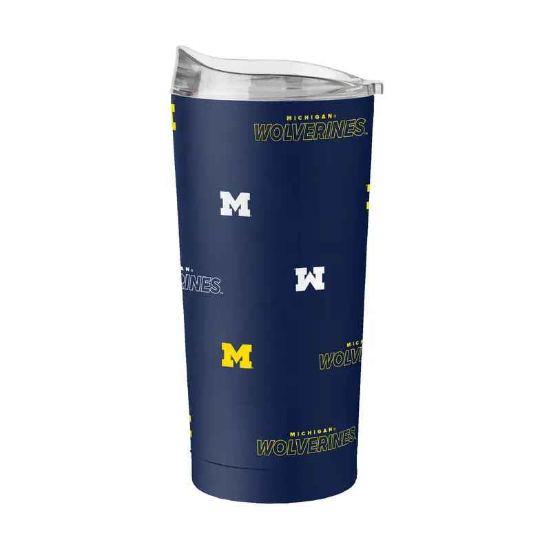 Michigan 20oz Step And Repeat Powder Coat Tumbler