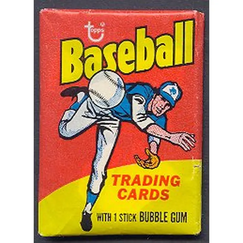 1975 Topps Mini Baseball Unopened (3 Card) Wax Pack
