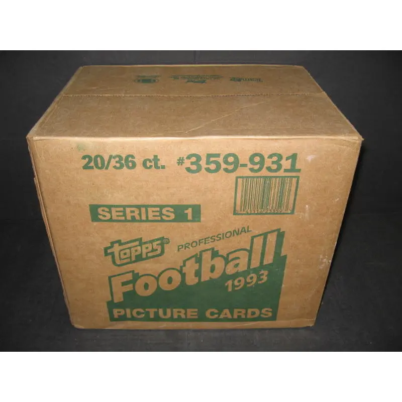 1993 Topps Football Series 1 Case (20 Box)