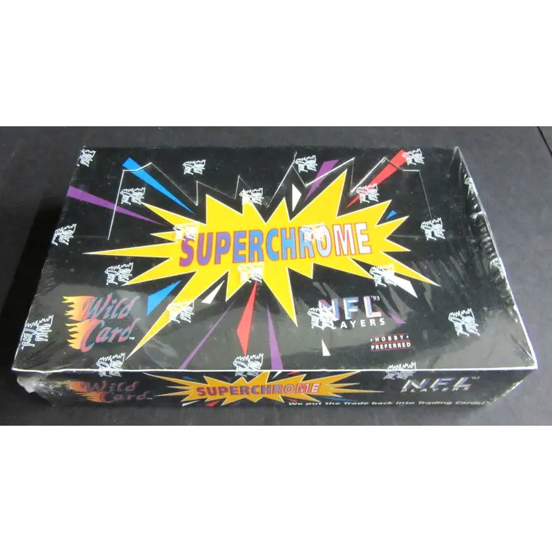 1993 Wild Card Superchrome NFL Football Box