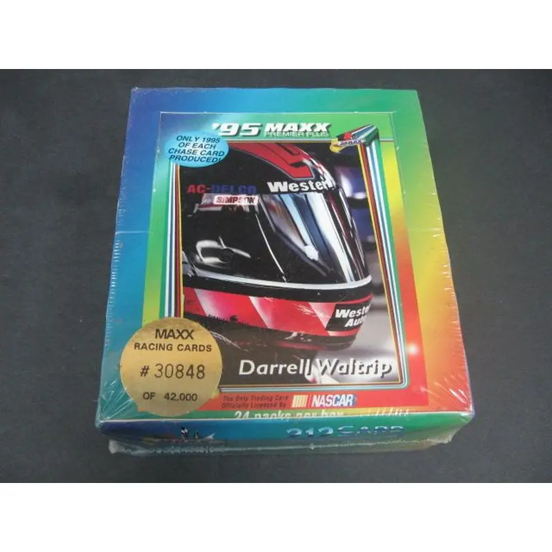1995 Maxx Premier Plus Racing Race Cards Box