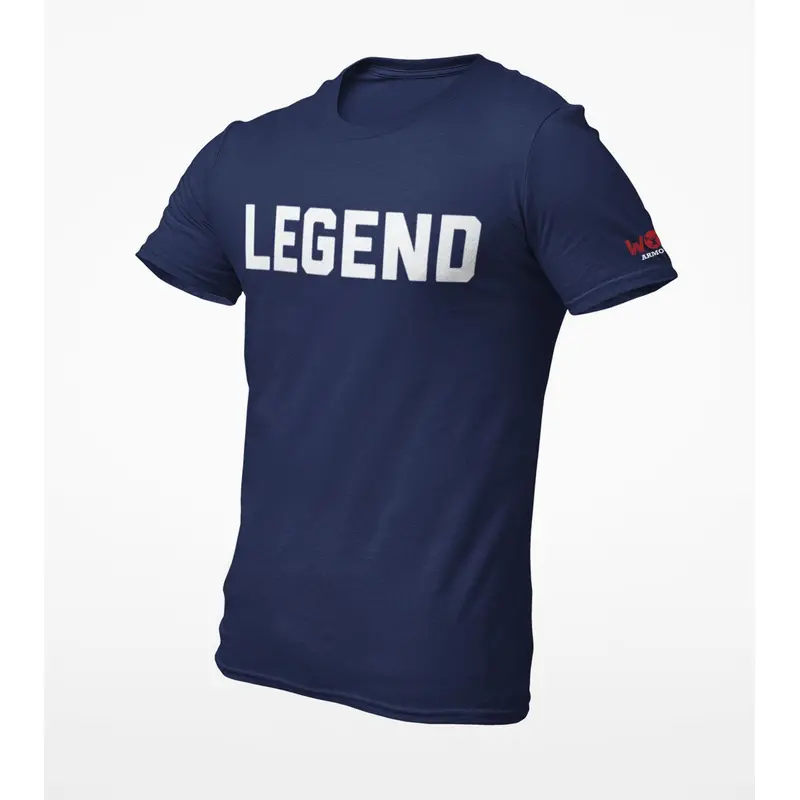Men's "Legend" T-Shirt( Navy Blue) Wod Armour | Kibi Sports