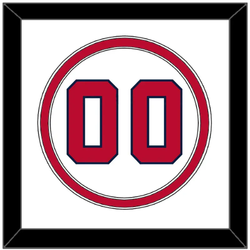 Washington Number - Home White - Double Mat 1