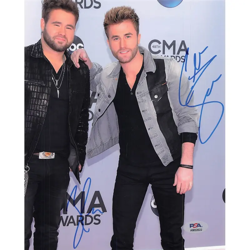 Zach Swon & Colton Swon signed 8x10 photo PSA/DNA Autographed CMA Awards