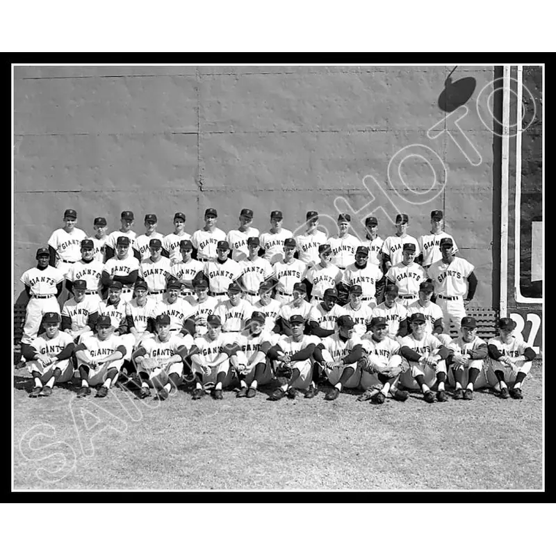 1958 San Francisco Giants 8X10 Photo - Mays Cepeda Alou - 2150