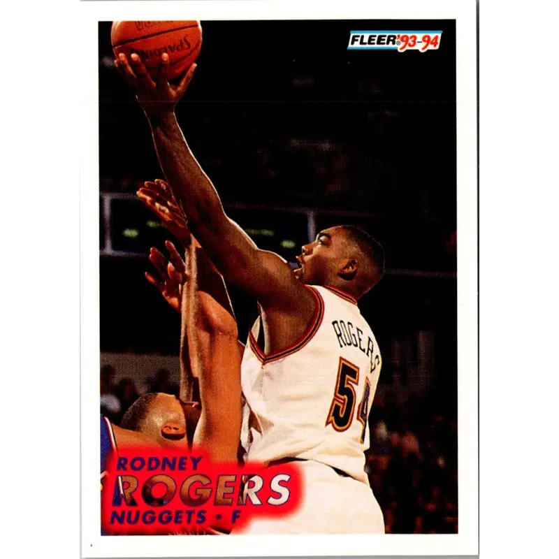 1993 Fleer Rodney Rogers #278 Rookie