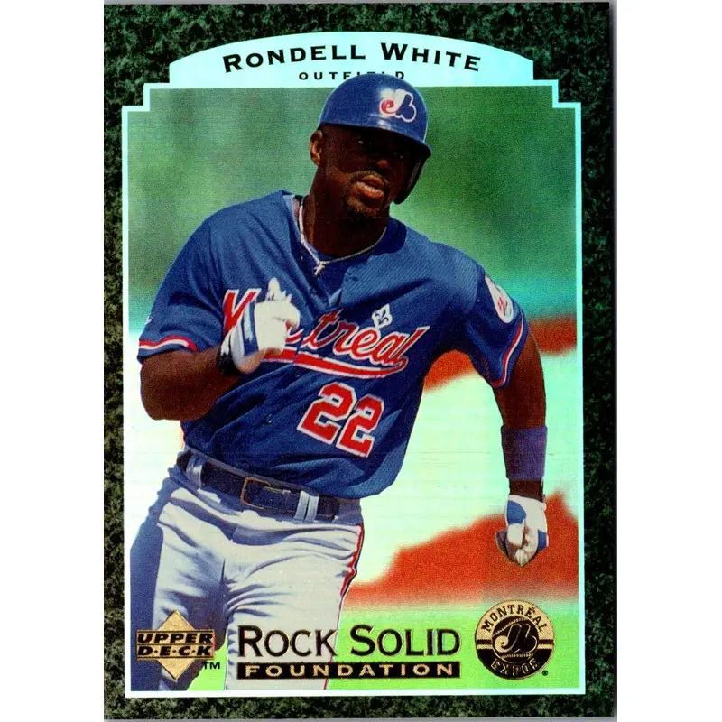 1997 Upper Deck Rock Solid Foundation Rondell White #RS13