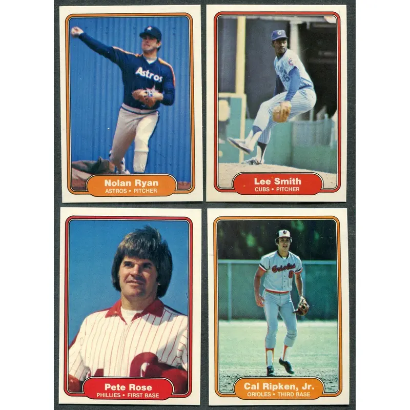 1982 Fleer Baseball Complete Set NM NM/MT (660) (24-624)