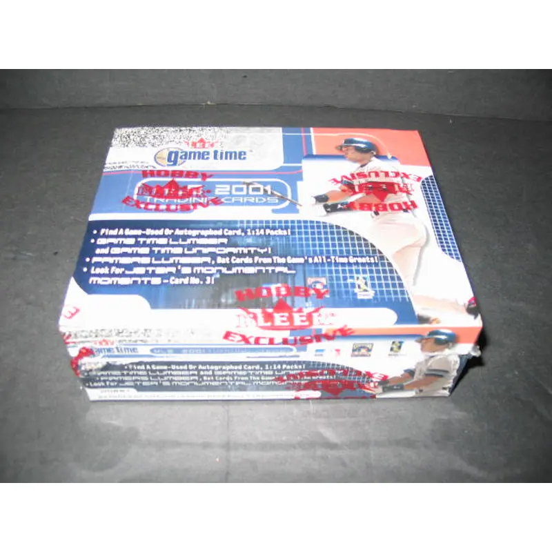 2001 Fleer Game Time Baseball Box (Hobby)