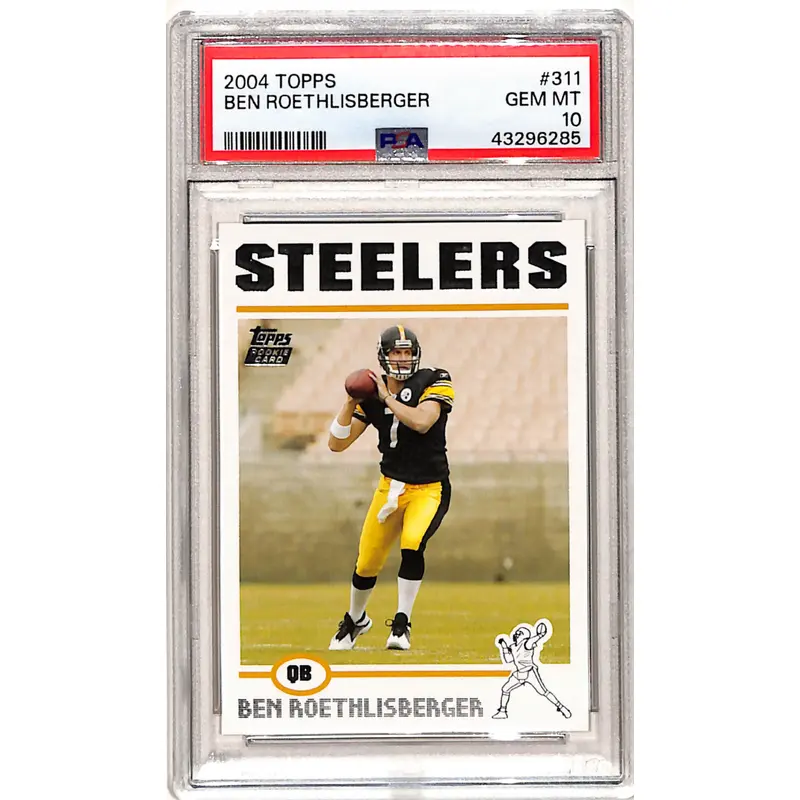 Ben Roethlisberger 2004 Topps Rookie #311 PSA 10 Gem Mint 6285