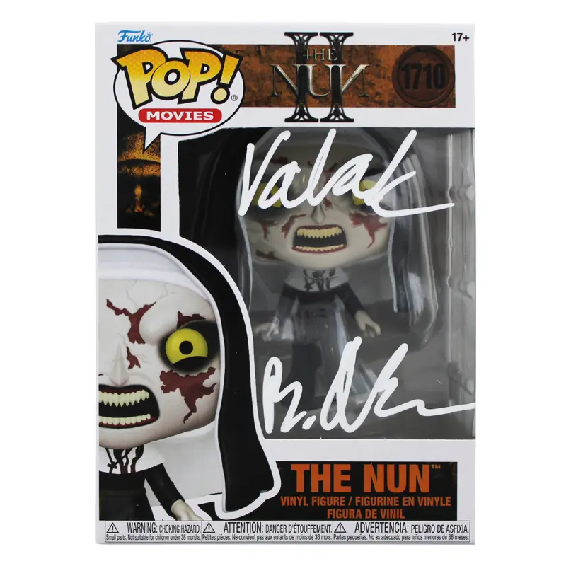 Bonnie Aarons "Valak" Signed The Nun #1710 Funko Pop Vinyl Figure BAS #2W617759