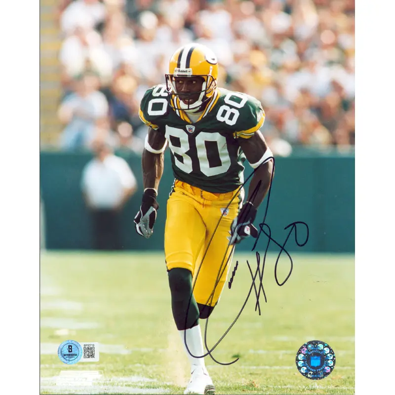Packers Donald Driver Authentic Signed 8x10 Photo Autographed BAS #BP50719
