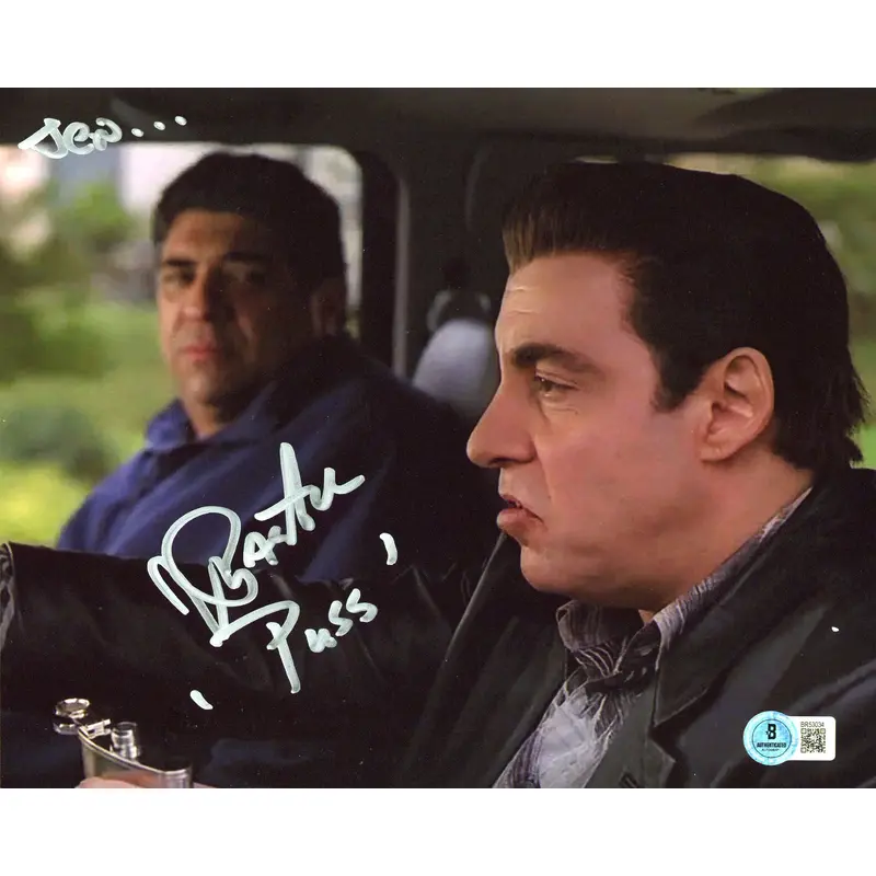 Vincent Pastore The Sopranos "Jew.. Puss" Authentic Signed 8x10 Photo BASBR53034