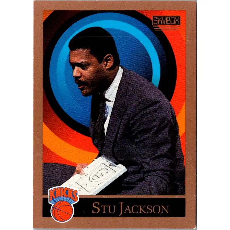 1990 SkyBox Stu Jackson #318