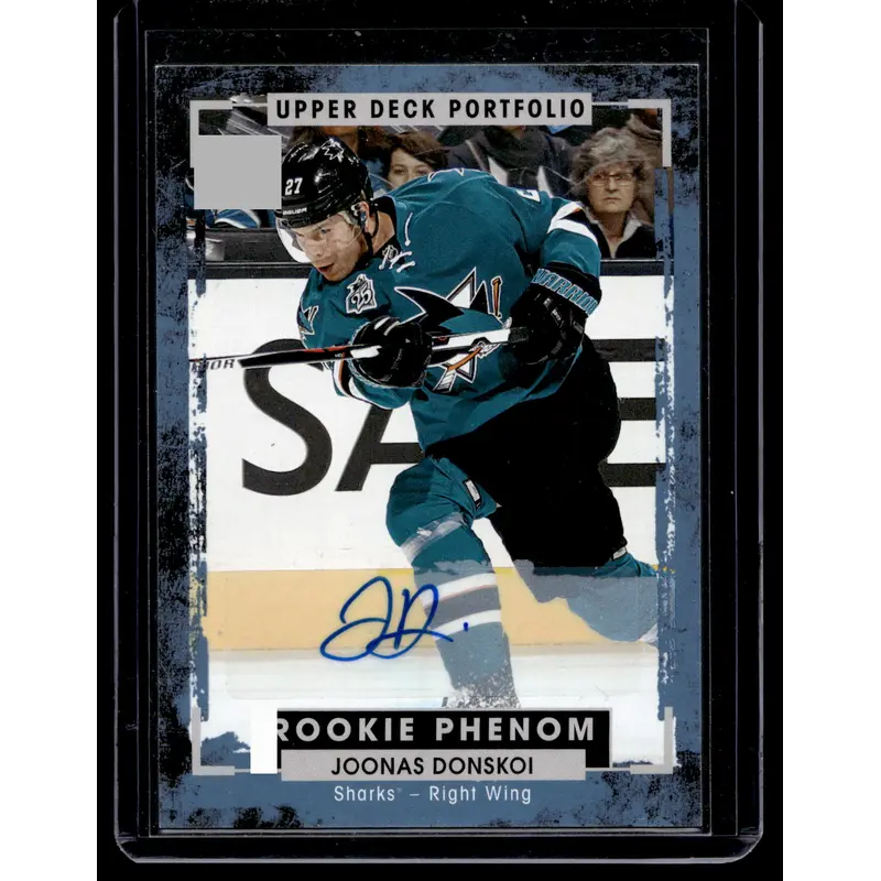 2015-16 Upper Deck Portfolio - Autographs  Rookie Color Photos - Joonas Donskoi #208 RC