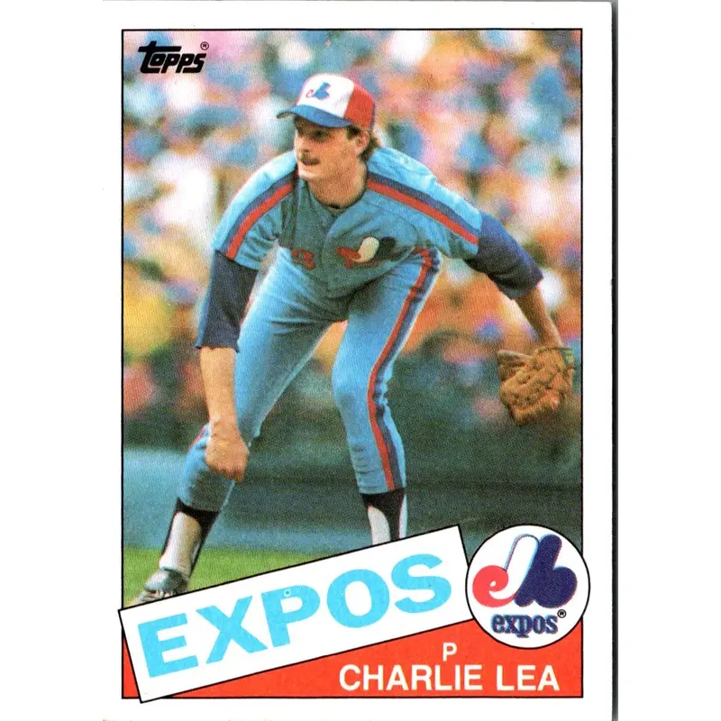 1985 Topps Charlie Lea #345
