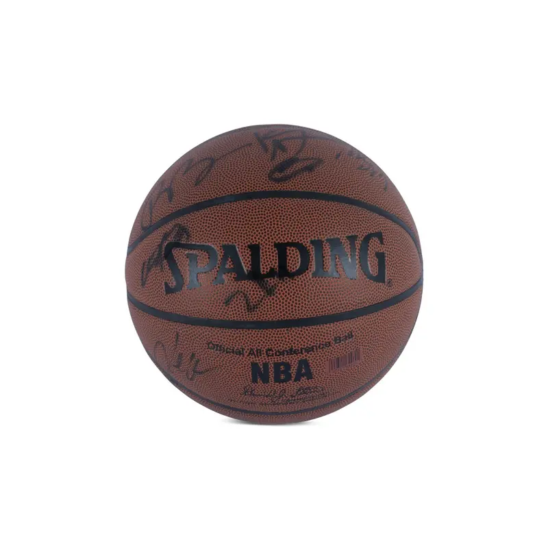 2004-05 Los Angeles Clippers Team Signed Spalding NBA Basketball Beckett COA