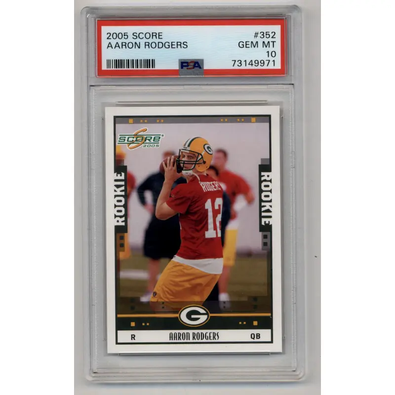 Aaron Rodgers 2005 Score #352 PSA 10 Gem Mint