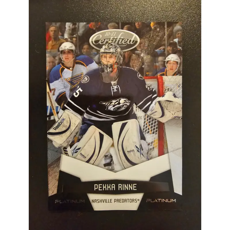 2010-11 Panini Certified - Platinum Black - Pekka Rinne #80 1of1