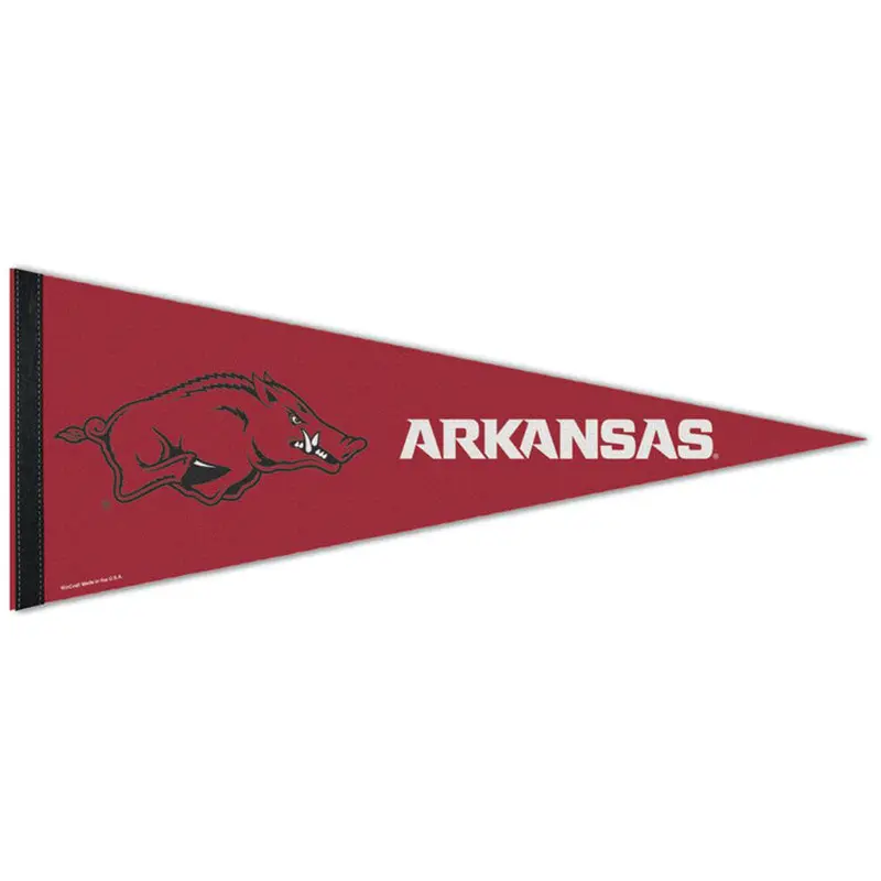 Arkansas Razorbacks Official NCAA Team Premium Felt Pennant - Wincraft Inc.