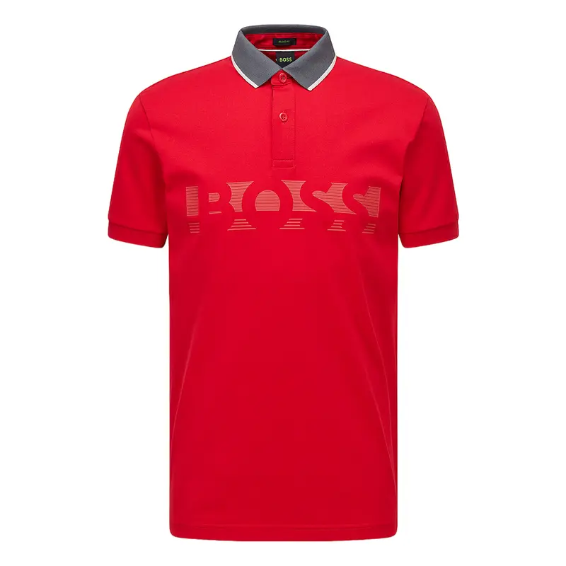 HUGO BOSS RED SHIRT POLO PAVEL 50466433610