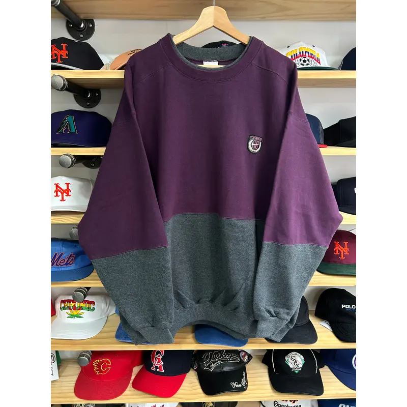 Vintage 90s Nike Made in USA Two Tone Crewneck Sweater XL