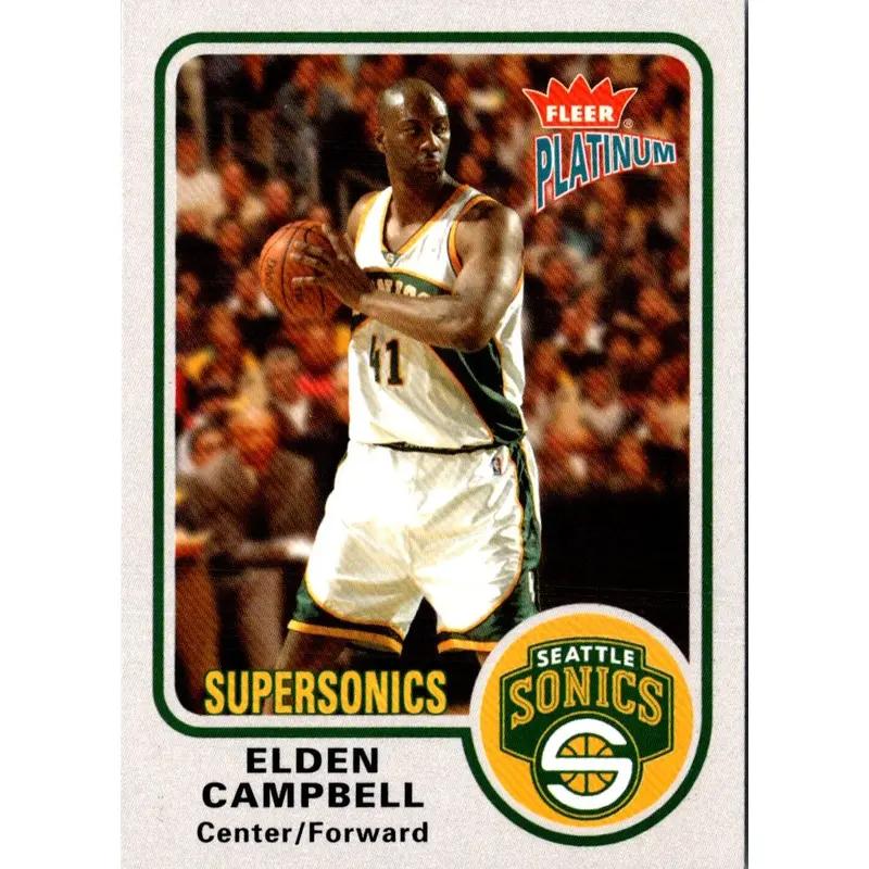 2002 Fleer Platinum Elden Campbell #30
