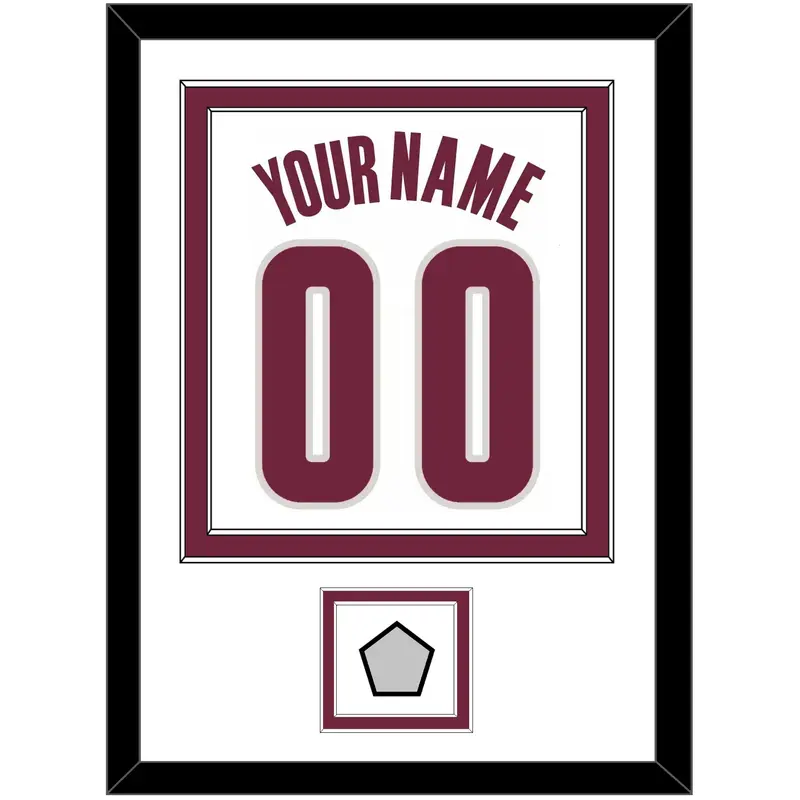 Cleveland Name & Number With Champions Patch - Home White (2010-2017) - Double Mat 2