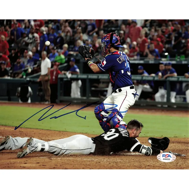 Nicky Delmonico signed 8x10 photo Chicago White Sox PSA/DNA Autographed