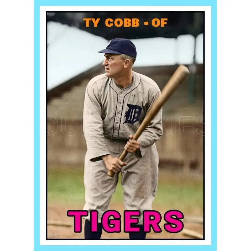 Ty Cobb 1967 Topps Custom Card - 4467