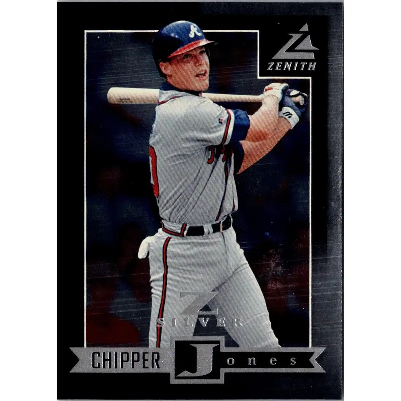 1998 Zenith Z-Silver Chipper Jones #20