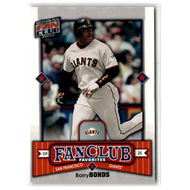 2002 Donruss Fan Club Barry Bonds #291