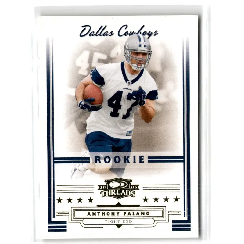2006 Donruss Threads Retail Rookies Anthony Fasano #166 769/999