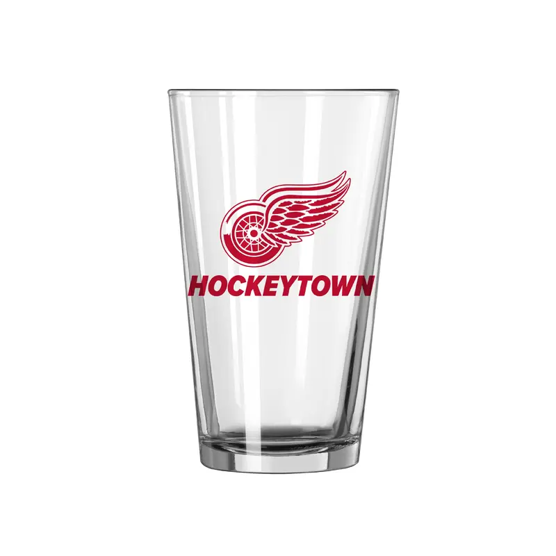Detroit Red Wings 16oz Slogan Pint Glass